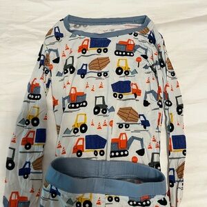 Little Sleepies Kids Construction Vehicle Pajama Set